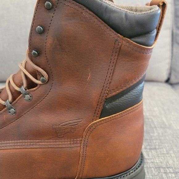 Red Wing Work Boots 2264 Brown Leather Safety Toe Mens Size 15 D - Picture 7 of 11